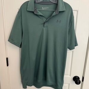 Under Armour Men's Polo in Forest Green